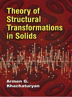 cover image of Theory of Structural Transformations in Solids
